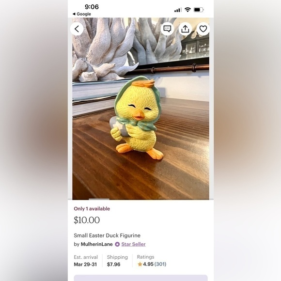 Easter Bunny Figures /Ducklings/Chicks Easter Decorations - Picture 15 of 17